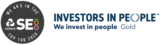 Natwest Top 100 UK Social Enterprises and Investors In People Gold logos