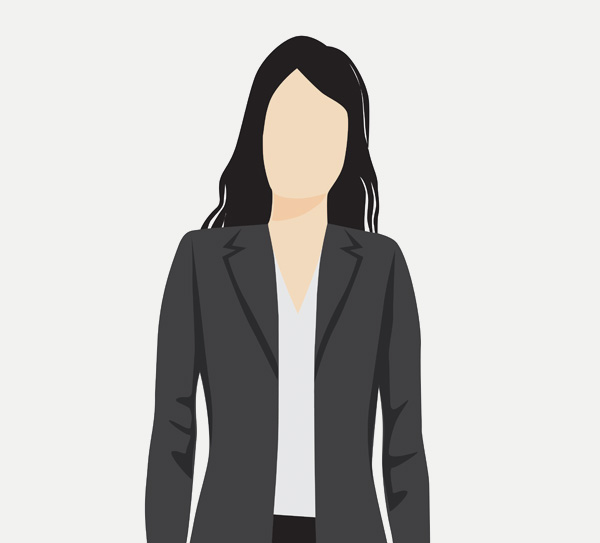 Illustration of a lady in a suit
